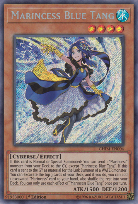 Marincess Blue Tang [CHIM-EN004] Secret Rare | Deep Dive Games St. Marys