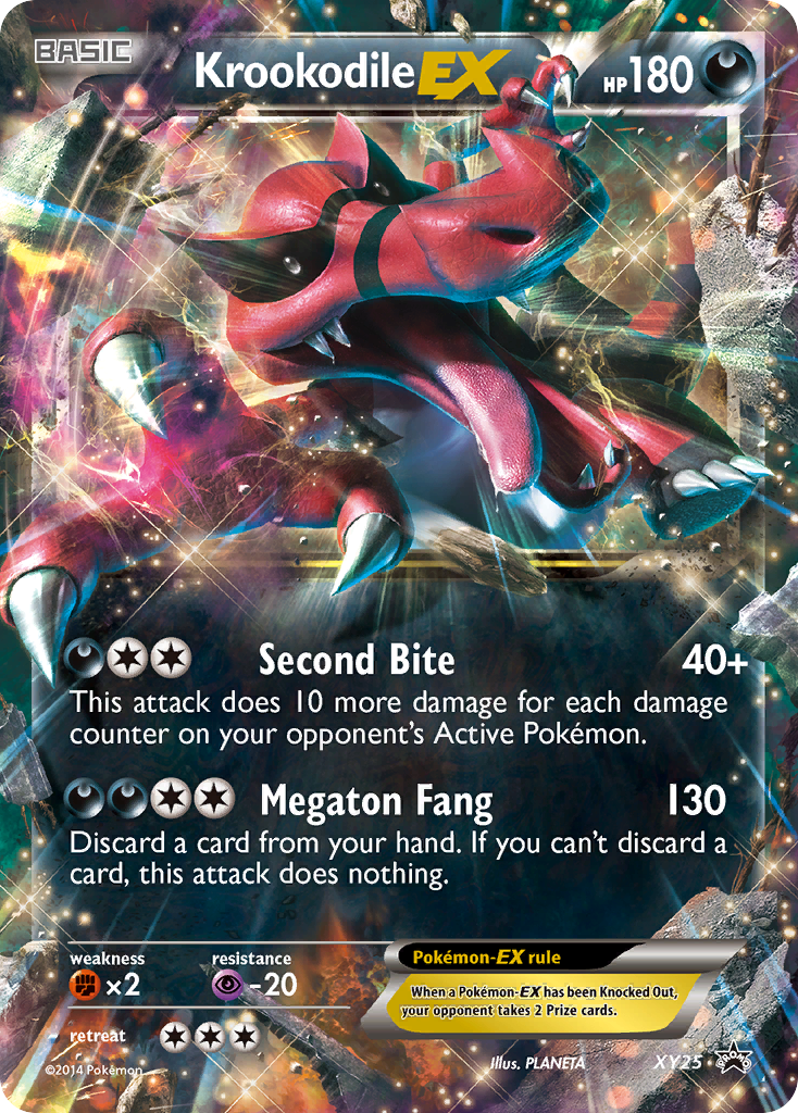 Krookodile EX (XY25) [XY: Black Star Promos] | Deep Dive Games St. Marys