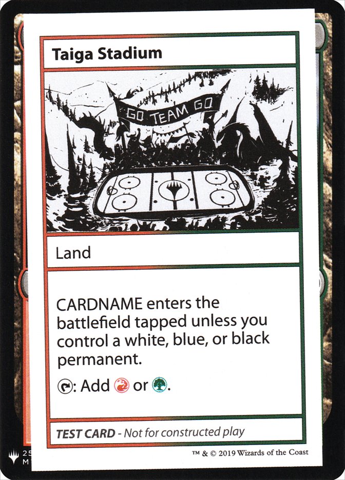 Taiga Stadium [Mystery Booster Playtest Cards] | Deep Dive Games St. Marys