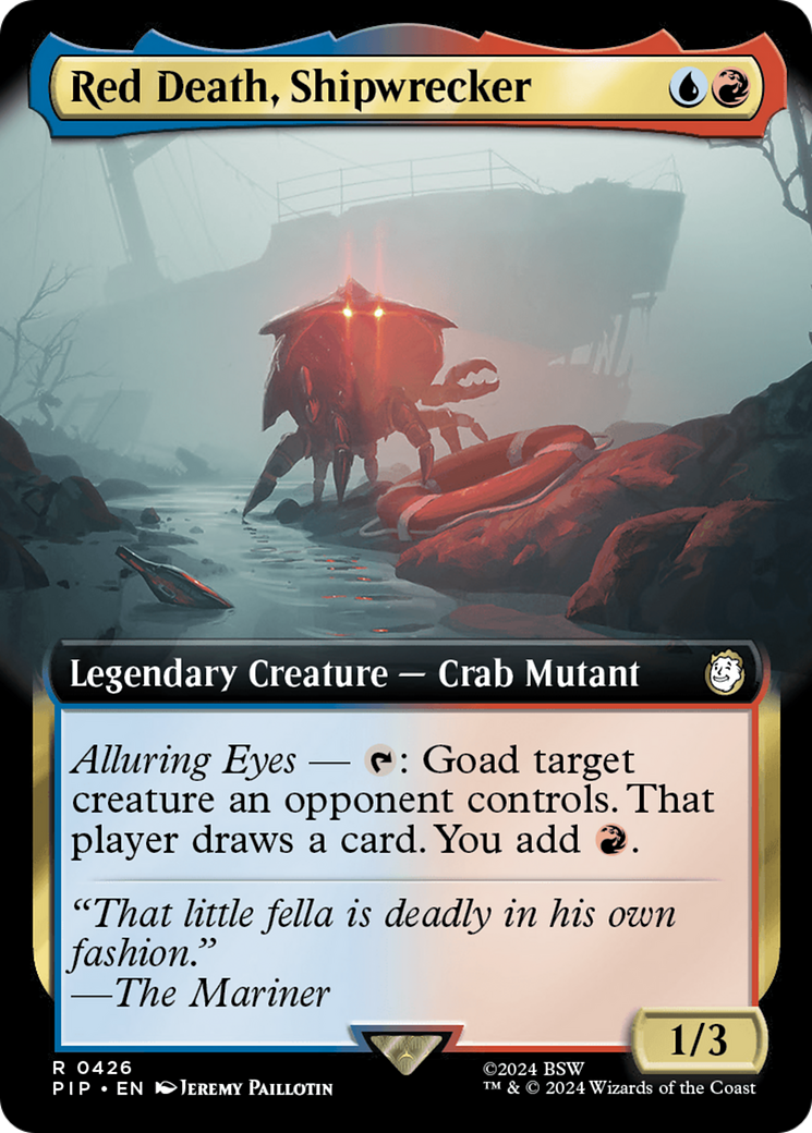 Red Death, Shipwrecker (Extended Art) [Fallout] | Deep Dive Games St. Marys