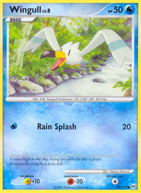 Wingull (81/99) [Platinum: Arceus] | Deep Dive Games St. Marys