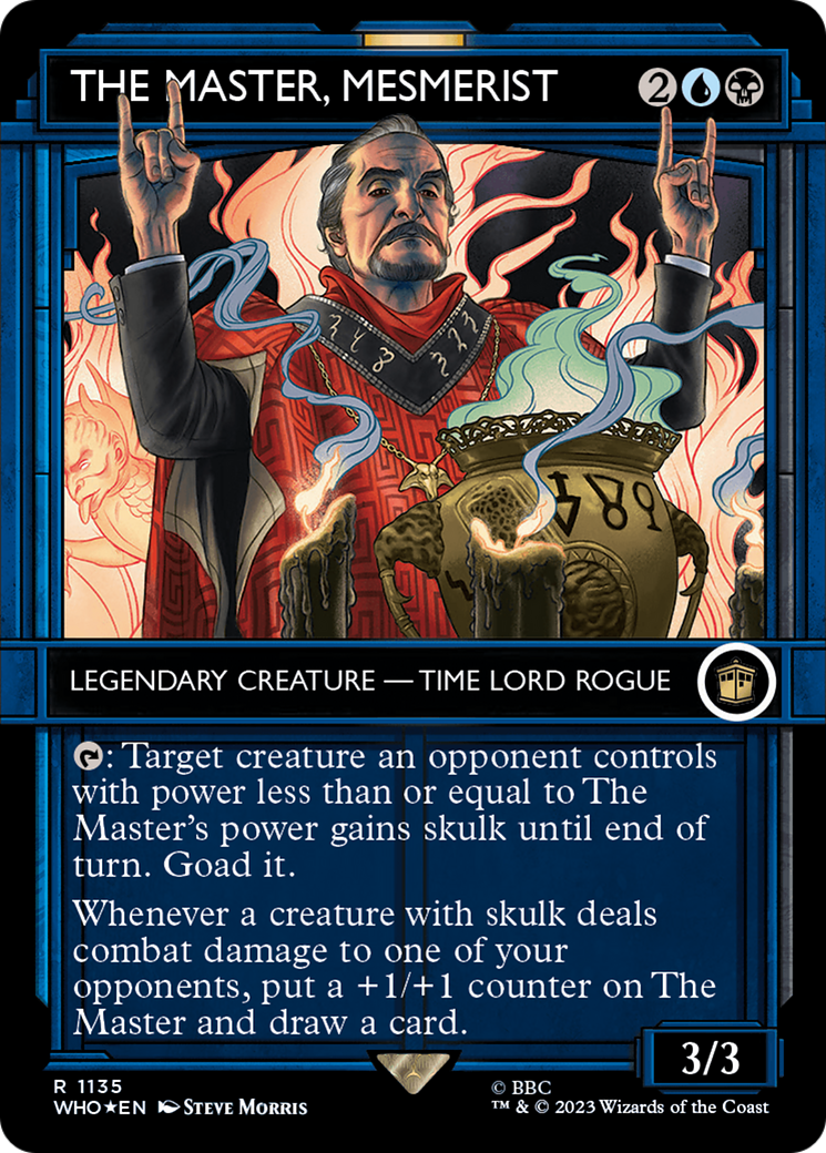 The Master, Mesmerist (Showcase) (Surge Foil) [Doctor Who] | Deep Dive Games St. Marys