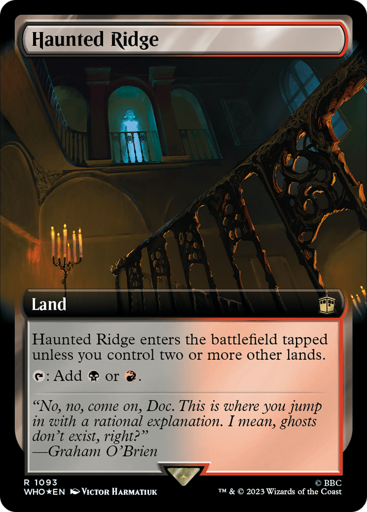 Haunted Ridge (Extended Art) (Surge Foil) [Doctor Who] | Deep Dive Games St. Marys