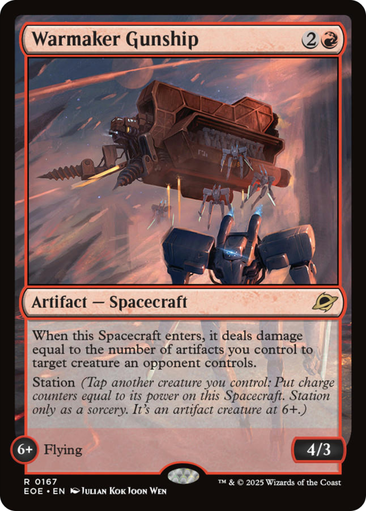 Warmaker Gunship [Edge of Eternities] | Deep Dive Games St. Marys