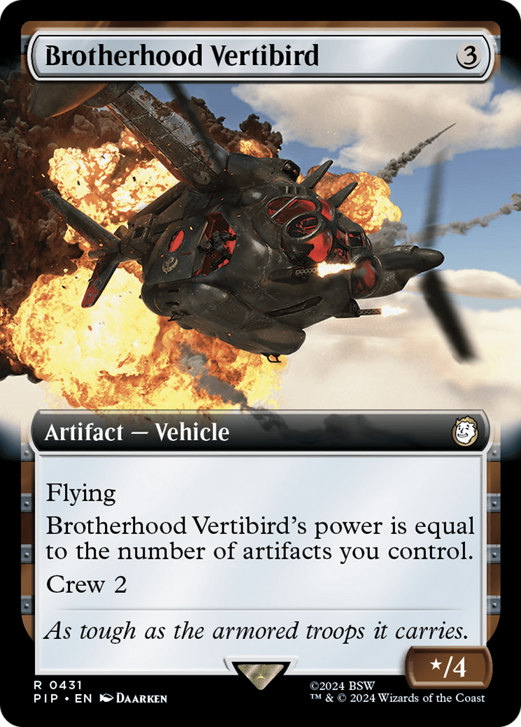 Brotherhood Vertibird (Extended Art) [Fallout] | Deep Dive Games St. Marys