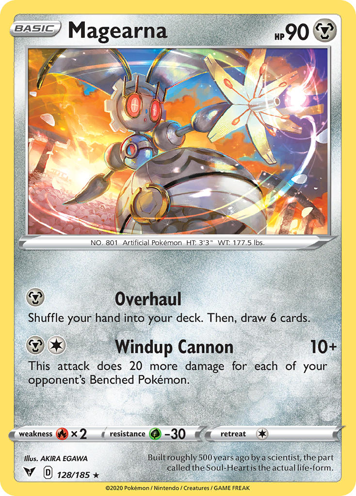 Magearna (128/185) [Sword & Shield: Vivid Voltage] | Deep Dive Games St. Marys