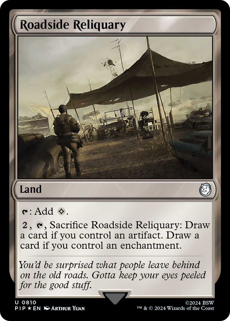 Roadside Reliquary (Surge Foil) [Fallout] | Deep Dive Games St. Marys