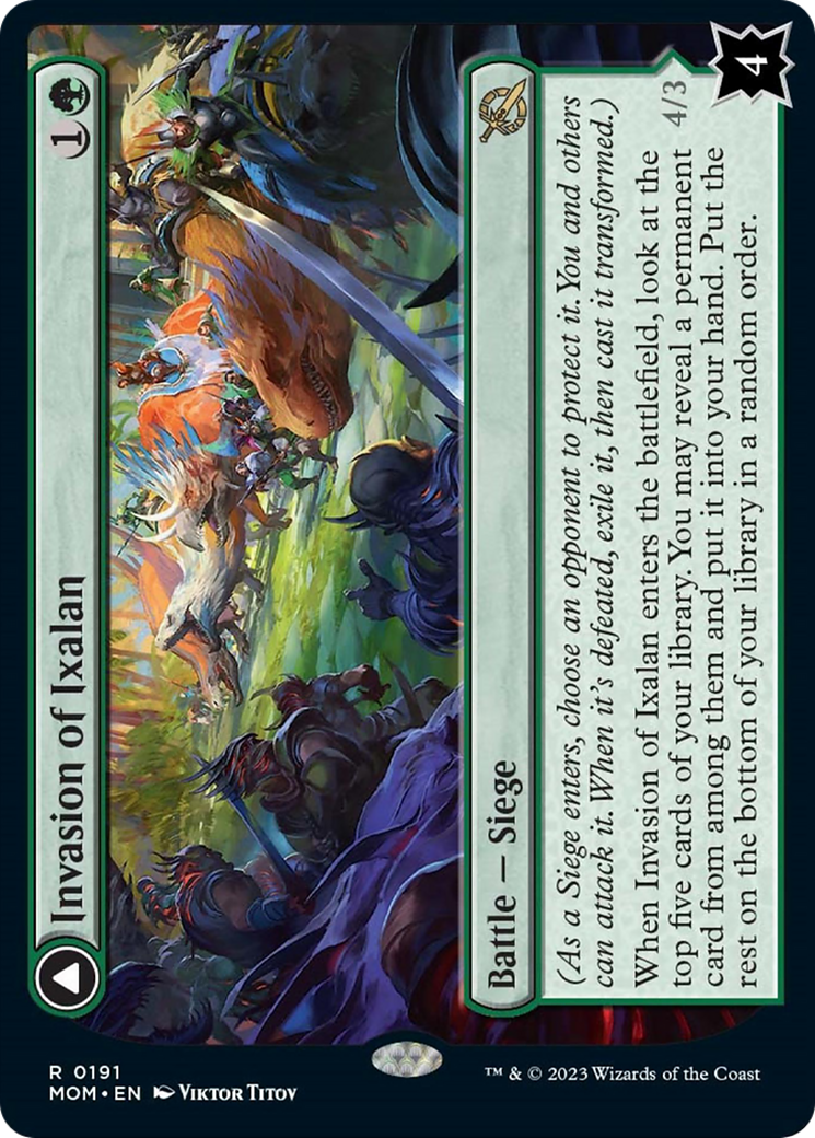 Invasion of Ixalan // Belligerent Regisaur [March of the Machine] | Deep Dive Games St. Marys