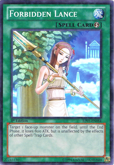 Forbidden Lance [BP01-EN084] Starfoil Rare | Deep Dive Games St. Marys