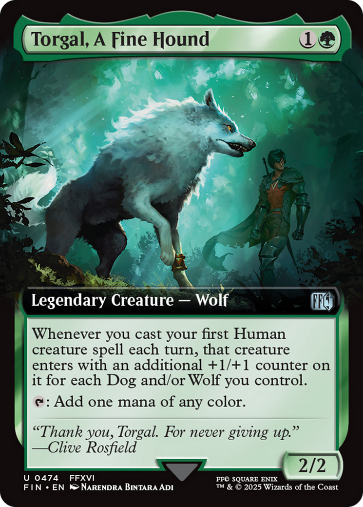 Torgal, A Fine Hound (Extended Art) [FINAL FANTASY] | Deep Dive Games St. Marys