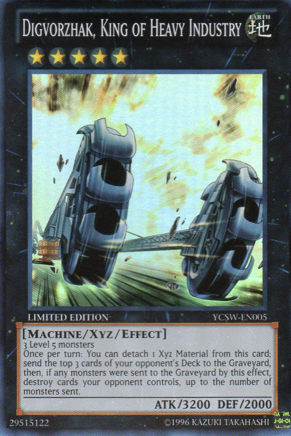 Digvorzhak, King of Heavy Industry [YCSW-EN005] Super Rare | Deep Dive Games St. Marys