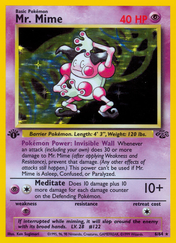 Mr. Mime (6/64) [Jungle 1st Edition] | Deep Dive Games St. Marys
