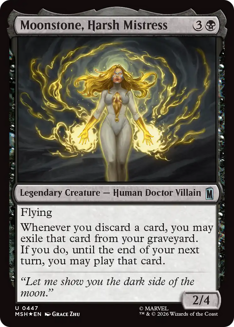 Moonstone, Harsh Mistress (Surge Foil) [Marvel Super Heroes] | Deep Dive Games St. Marys