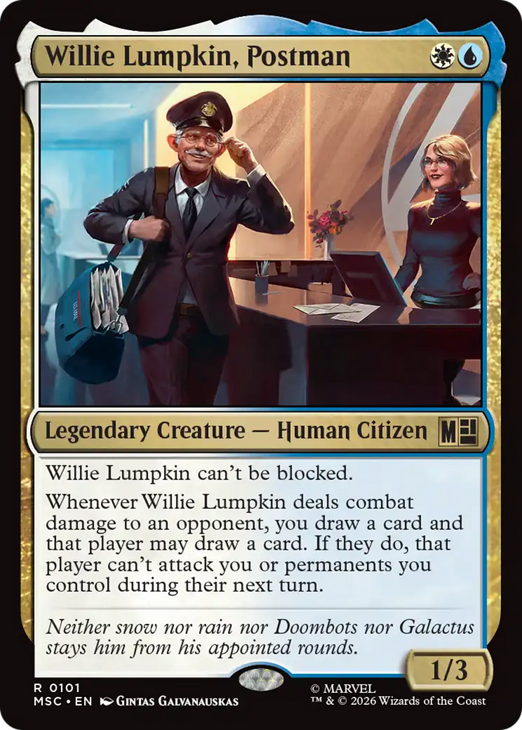Willie Lumpkin, Postman [Marvel Super Heroes Commander] | Deep Dive Games St. Marys