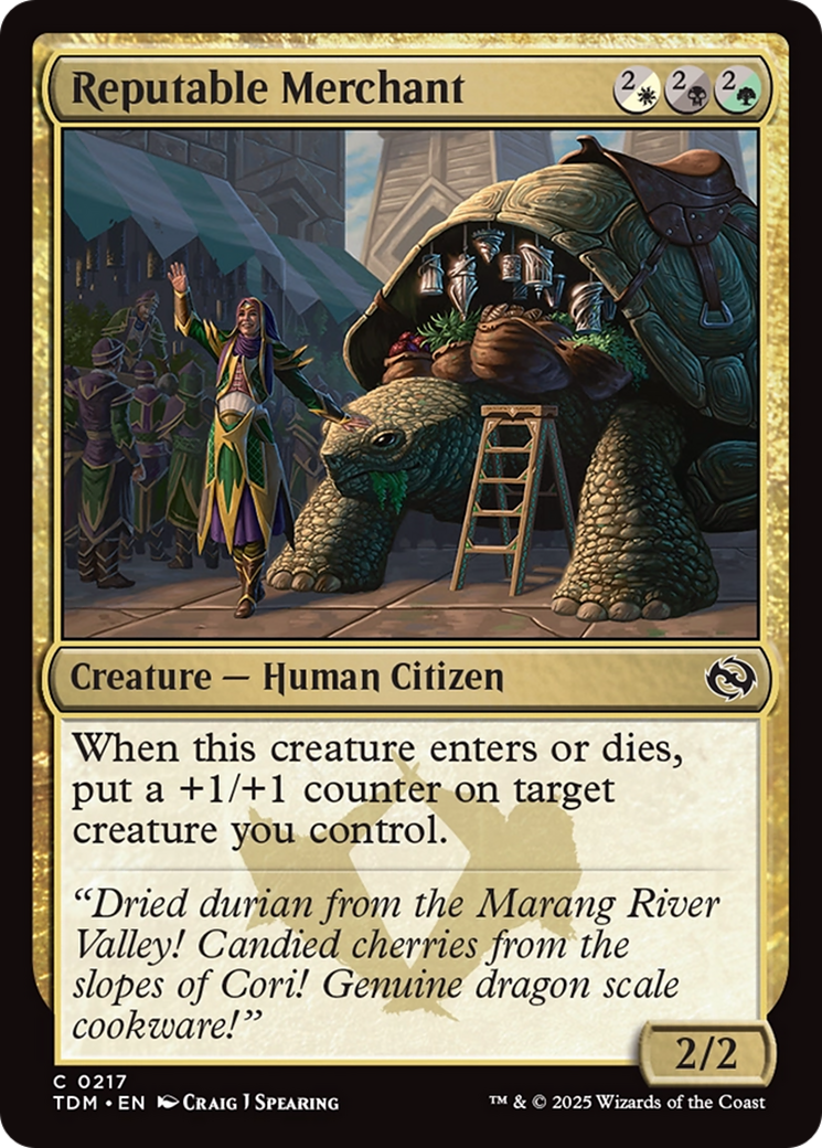 Reputable Merchant [Tarkir: Dragonstorm] | Deep Dive Games St. Marys