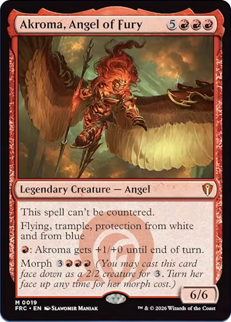 Akroma, Angel of Fury [Reality Fracture Commander] | Deep Dive Games St. Marys
