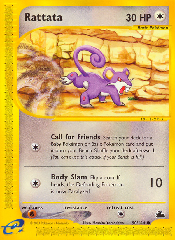 Rattata (90/144) [Skyridge] | Deep Dive Games St. Marys