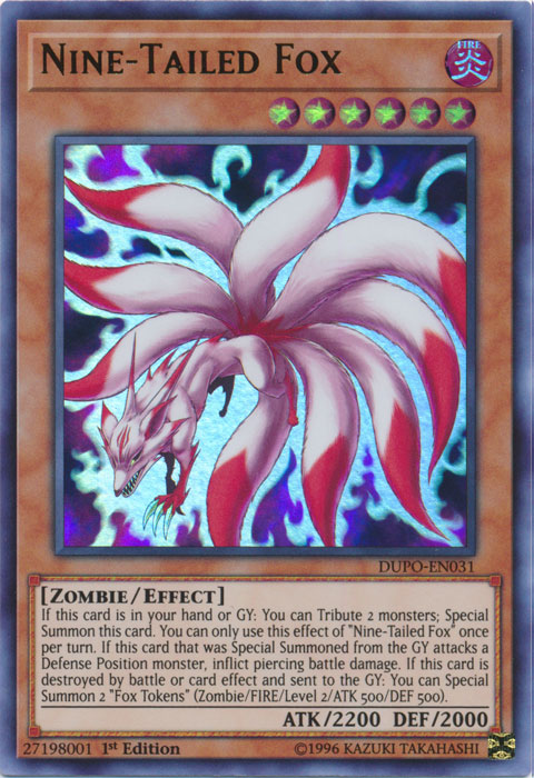 Nine-Tailed Fox [DUPO-EN031] Ultra Rare | Deep Dive Games St. Marys