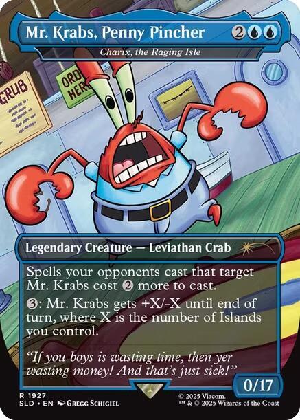 Mr. Krabs, Penny Pincher - Charix, the Raging Isle [Secret Lair Drop Series] | Deep Dive Games St. Marys