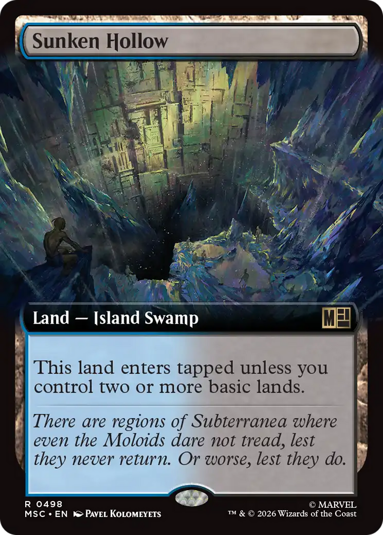 Sunken Hollow (Extended Art) [Marvel Super Heroes Commander] | Deep Dive Games St. Marys