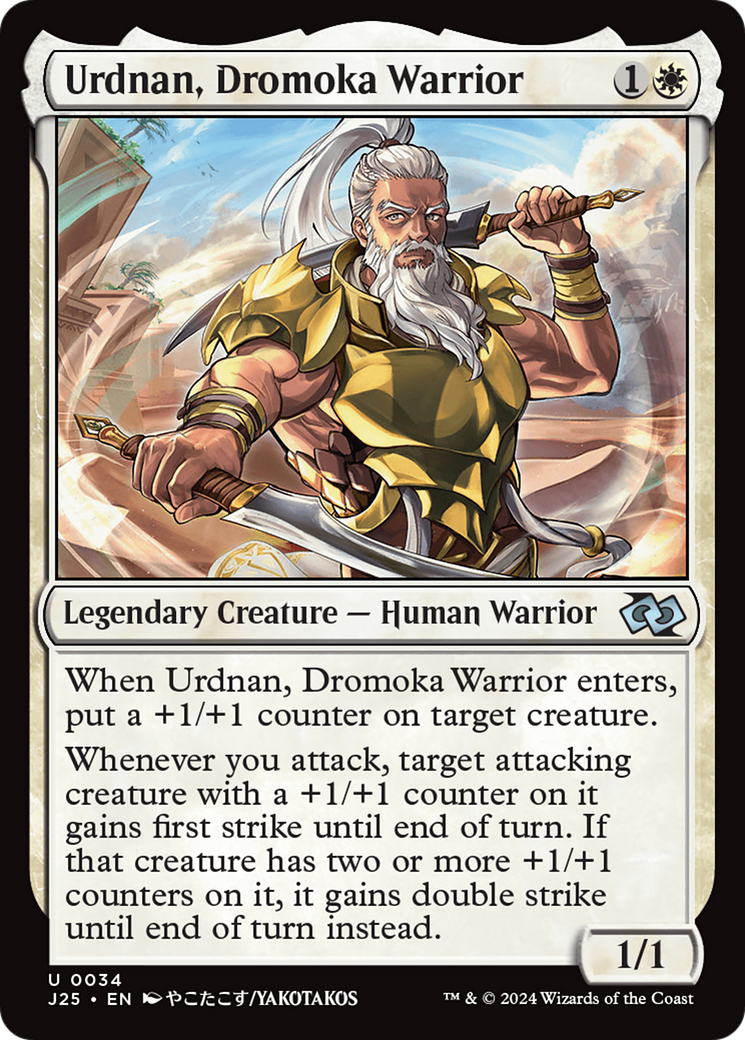 Urdnan, Dromoka Warrior (Anime) [Foundations Jumpstart] | Deep Dive Games St. Marys