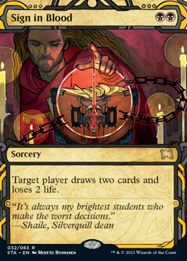 Sign in Blood [Strixhaven: Mystical Archive] | Deep Dive Games St. Marys