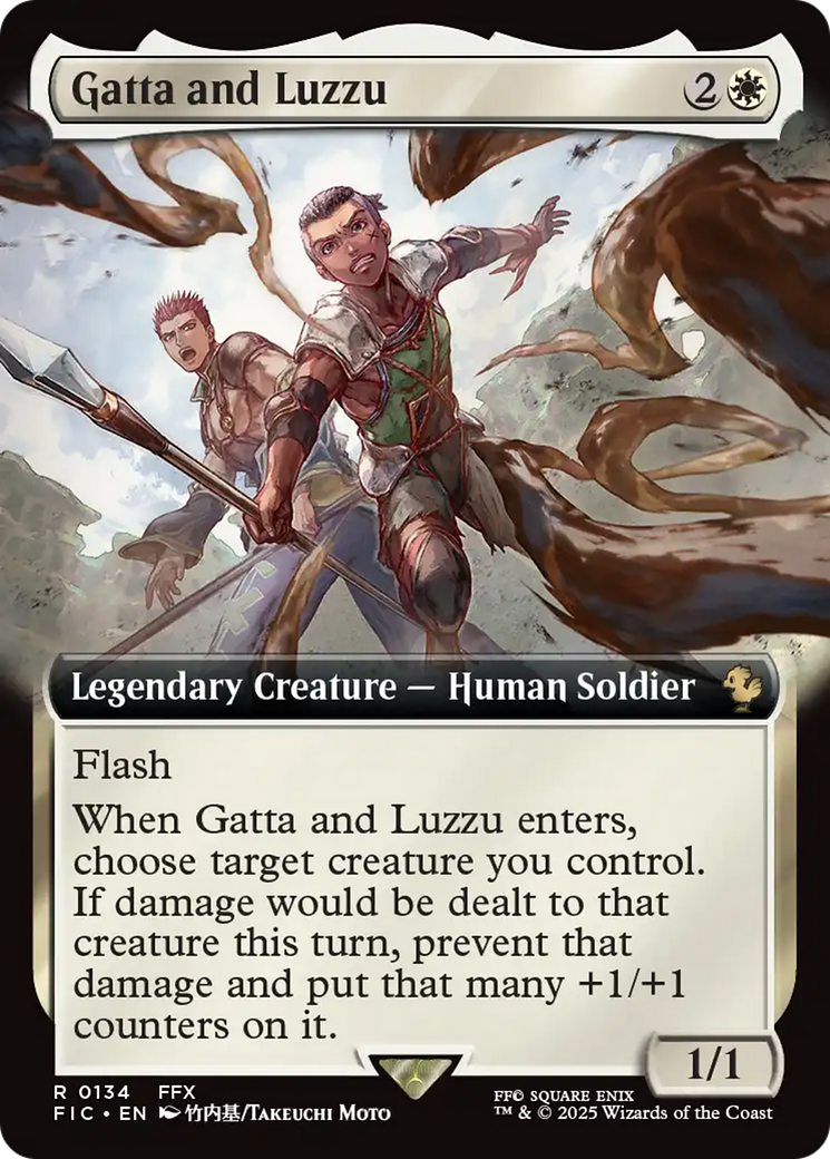 Gatta and Luzzu (Extended Art) [FINAL FANTASY Commander] | Deep Dive Games St. Marys