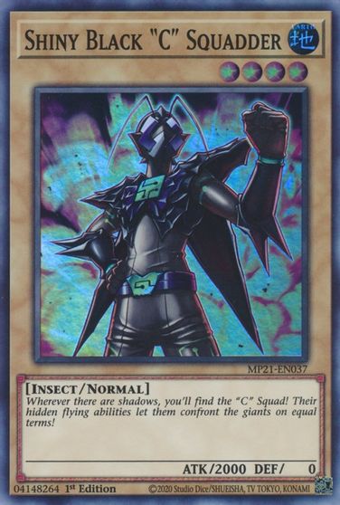 Shiny Black C Squadder [MP21-EN037] Super Rare | Deep Dive Games St. Marys