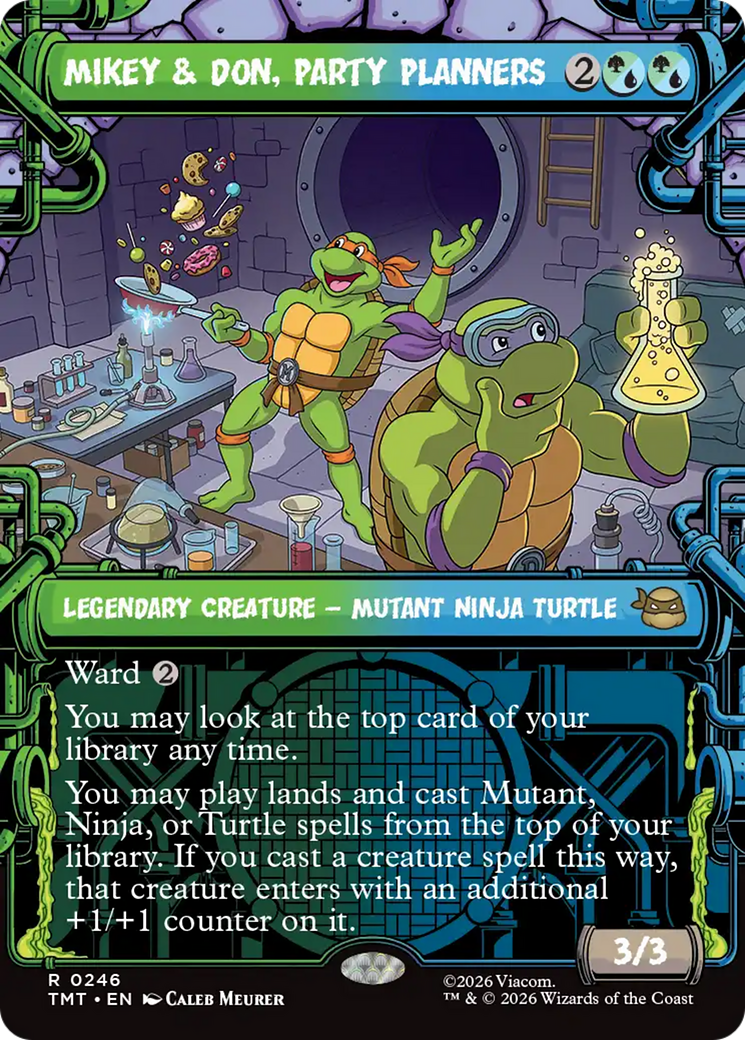 Mikey & Don, Party Planners (Showcase) [Teenage Mutant Ninja Turtles] | Deep Dive Games St. Marys
