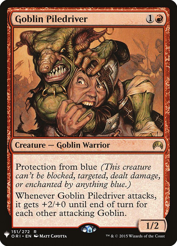 Goblin Piledriver [Mystery Booster] | Deep Dive Games St. Marys