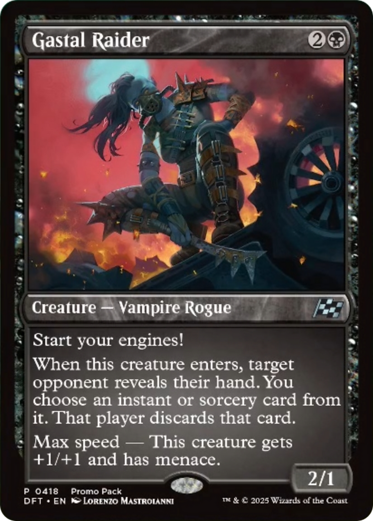 Gastal Raider (Promo Pack) [Aetherdrift Promos] | Deep Dive Games St. Marys