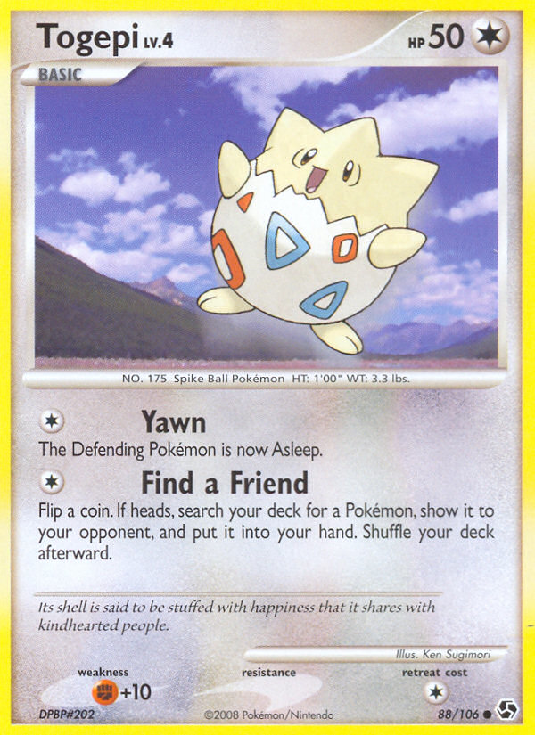 Togepi (88/106) [Diamond & Pearl: Great Encounters] | Deep Dive Games St. Marys
