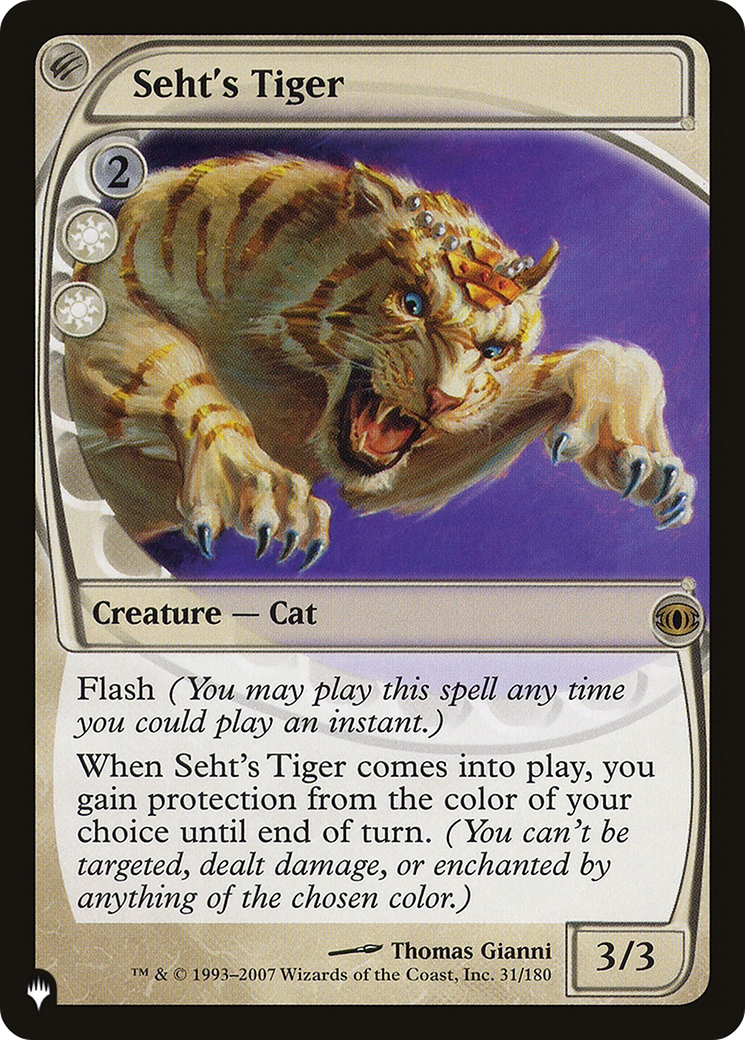 Seht's Tiger [The List] | Deep Dive Games St. Marys