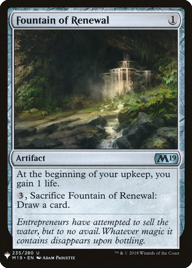 Fountain of Renewal [Mystery Booster] | Deep Dive Games St. Marys