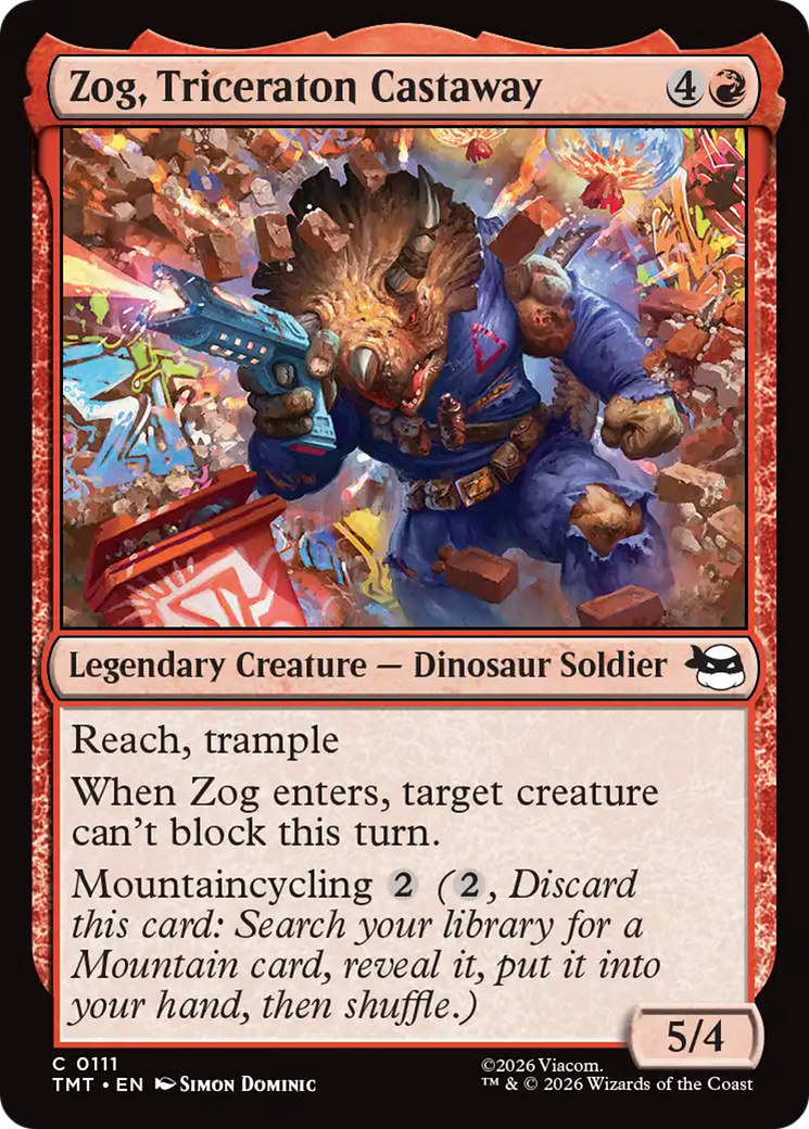 Zog, Triceraton Castaway [Teenage Mutant Ninja Turtles] | Deep Dive Games St. Marys
