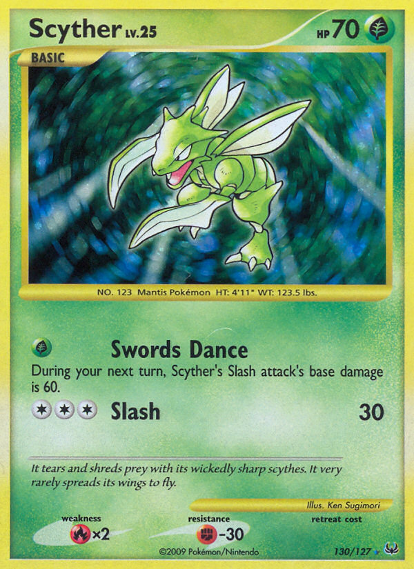 Scyther (130/127) [Platinum: Base Set] | Deep Dive Games St. Marys