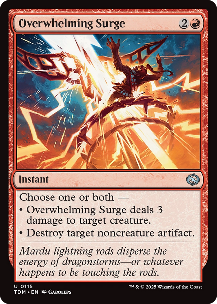 Overwhelming Surge [Tarkir: Dragonstorm] | Deep Dive Games St. Marys