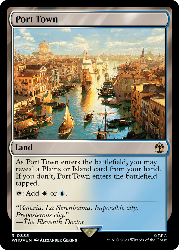 Port Town (Surge Foil) [Doctor Who] | Deep Dive Games St. Marys