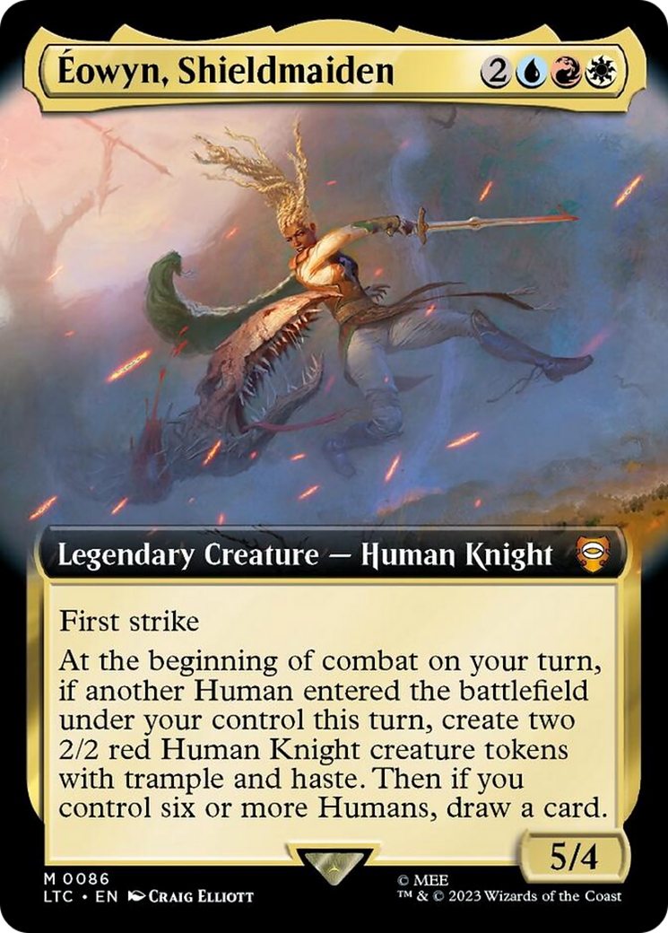 Eowyn, Shieldmaiden (Extended Art) [The Lord of the Rings: Tales of Middle-Earth Commander] | Deep Dive Games St. Marys