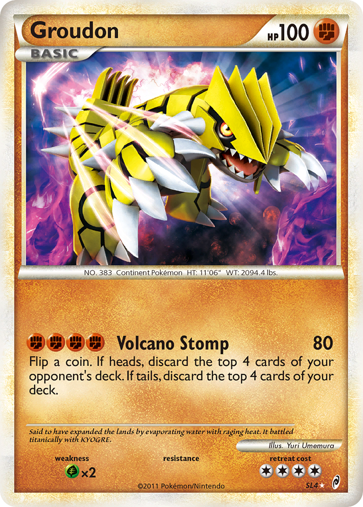 Groudon (SL4) [HeartGold & SoulSilver: Call of Legends] | Deep Dive Games St. Marys