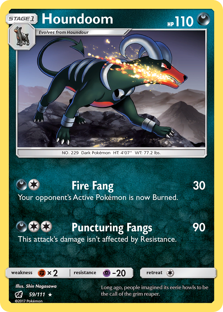 Houndoom (59/111) [Sun & Moon: Crimson Invasion] | Deep Dive Games St. Marys