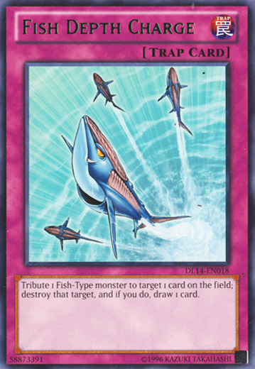 Fish Depth Charge (Green) [DL14-EN018] Rare | Deep Dive Games St. Marys