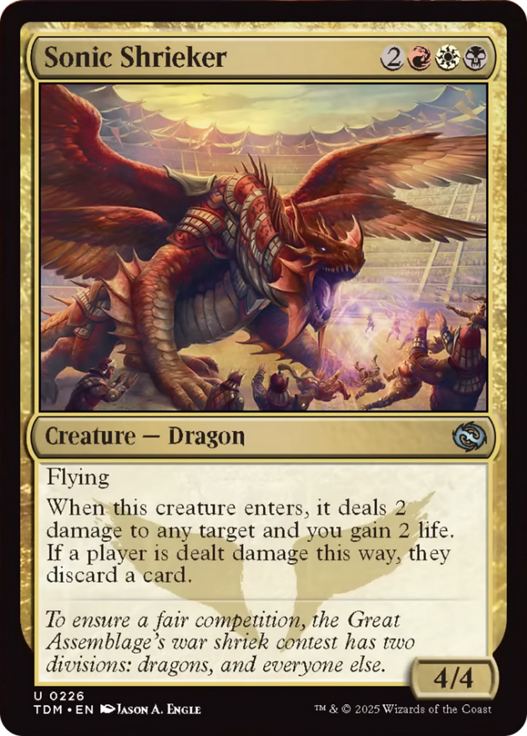 Sonic Shrieker [Tarkir: Dragonstorm] | Deep Dive Games St. Marys