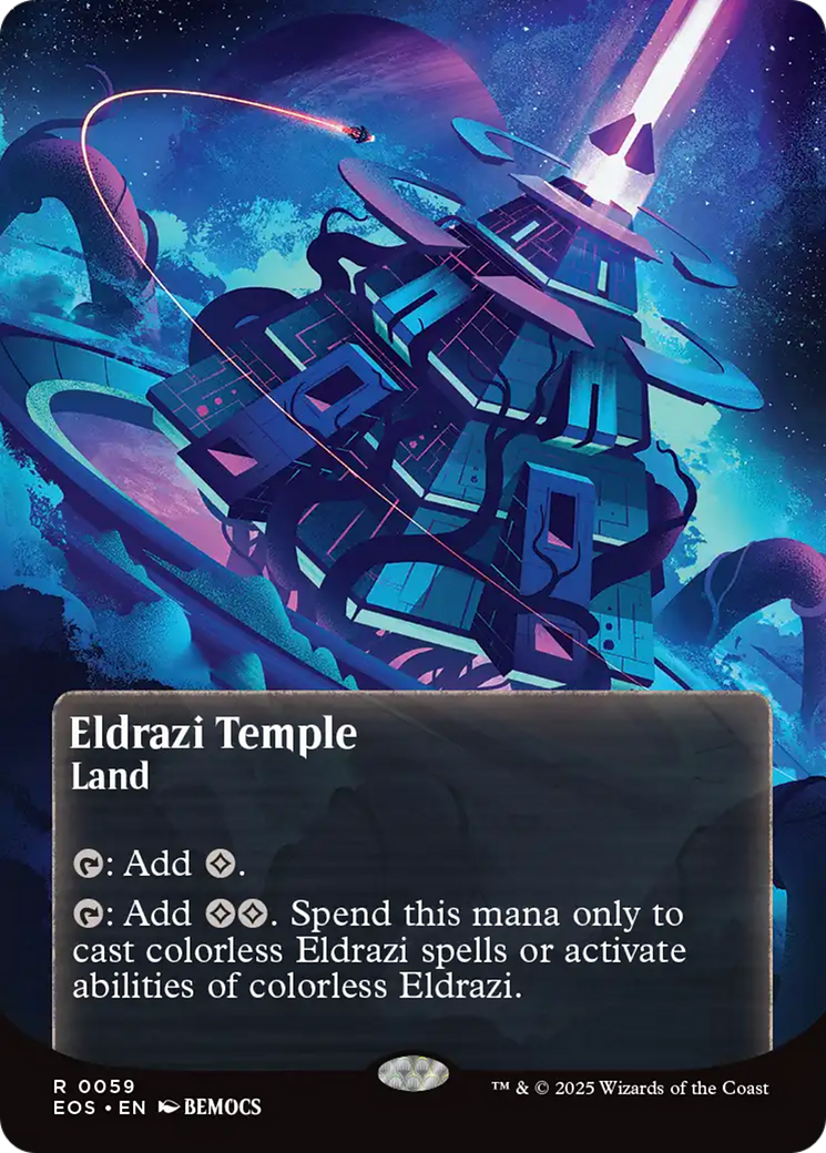 Eldrazi Temple (0059) (Borderless) [Edge of Eternities: Stellar Sights] | Deep Dive Games St. Marys