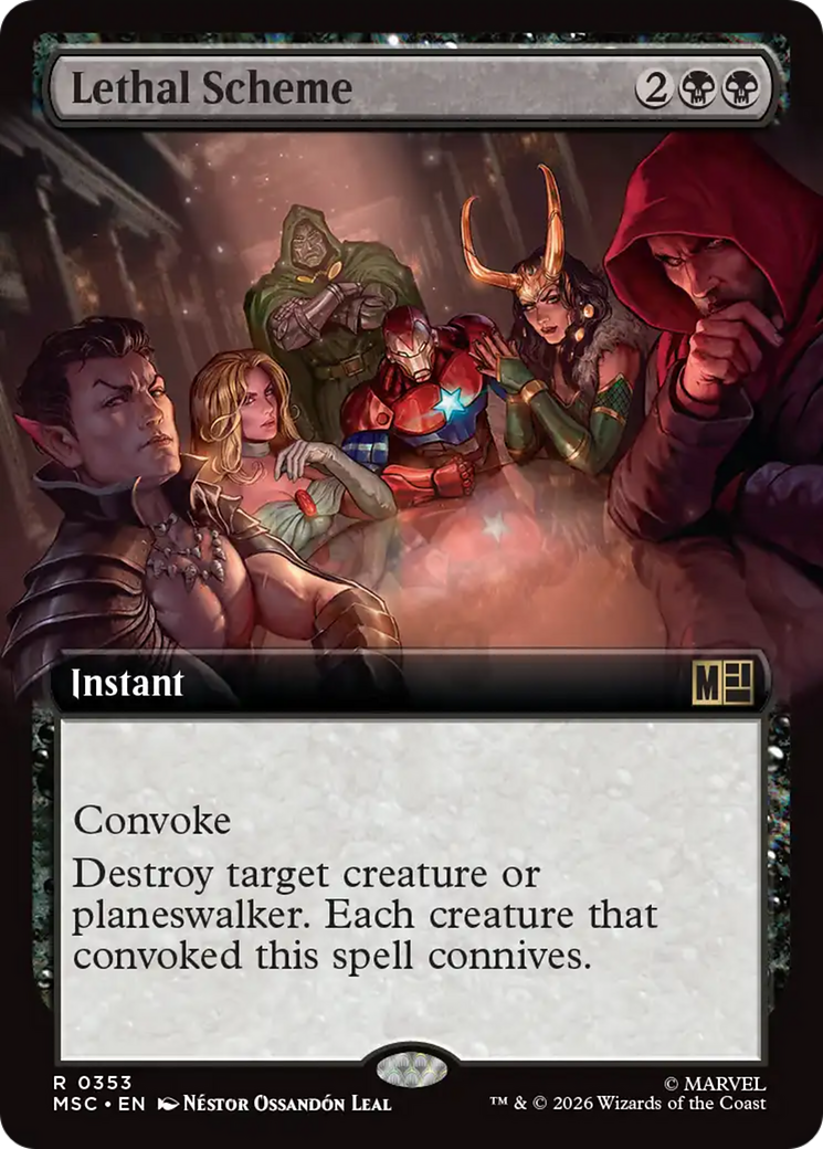 Lethal Scheme (Extended Art) [Marvel Super Heroes Commander] | Deep Dive Games St. Marys