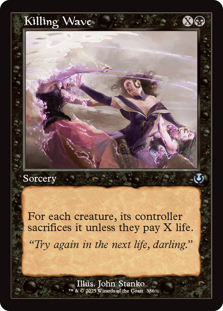 Killing Wave (Retro Frame) [Innistrad Remastered] | Deep Dive Games St. Marys