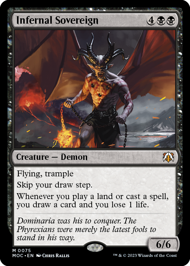 Infernal Sovereign [March of the Machine Commander] | Deep Dive Games St. Marys