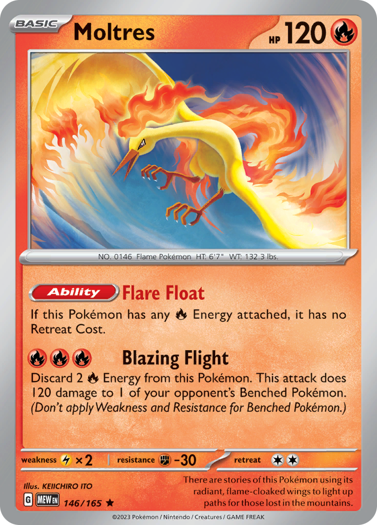 Moltres (146/165) [Scarlet & Violet 151] | Deep Dive Games St. Marys