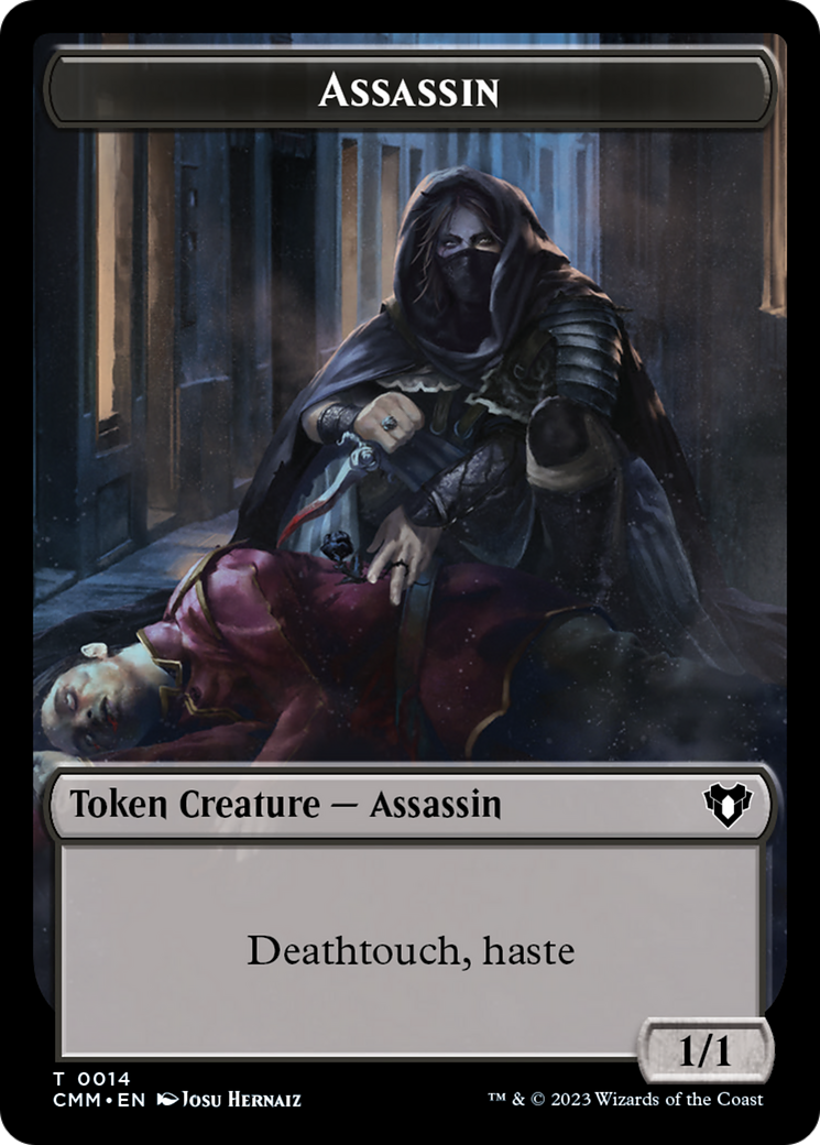 Assassin Token [Commander Masters Tokens] | Deep Dive Games St. Marys