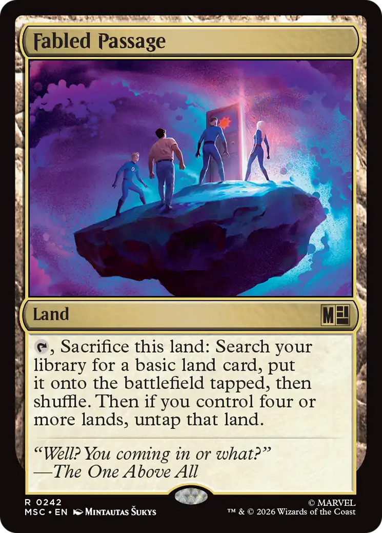 Fabled Passage (Surge Foil) [Marvel Super Heroes Commander] | Deep Dive Games St. Marys